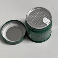 Boîtes à bougies en métal noir mat Jinko 4oz 120ml avec couvercles 65*45mm, recyclables, pour baumes, crèmes, aromathérapie, avec logo personnalisé, recyclées