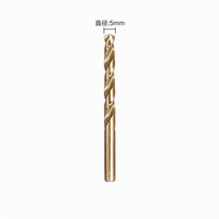 Foret hélicoïdal HSS M2 en acier rapide entièrement affûté 4-4,8 mm pour le perçage du cuivre et du laiton, outil de perçage, vente en gros OEM usine