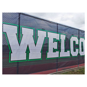 Coperture per Barriere Stampate in Rete di Poliestere, Schermo Antivento, Tessuto a Rete Resistente al Vento, Striscione Pubblicitario in Rete - Product Image 5