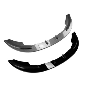 Amp-Z Front Bumper Lip Splitter Carbon Fiber Texture Matte Finish For Ford Fiesta Mk7 2008-2012 Tuning Style - Product Image 5