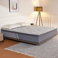 Matelas King sur mesure COSTFULL, durable, respirant et confortable, compressé en boîte, qualité hôtelière, hybride mousse à mémoire de forme, 3 couches