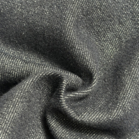 Tissu denim non décolorant, teint réactif, couleur indigo durable, mélange coton-polyester, 190 cm de large, tissu denim brut