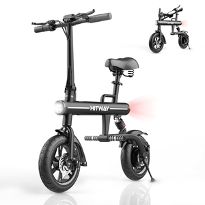 Vélo électrique pliable avec batterie amovible de 12 pouces, 40KM d'autonomie, stocks en ue - Product Image 2