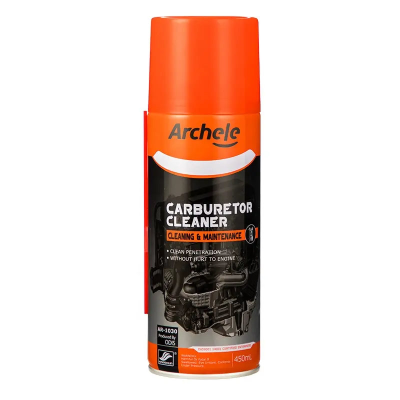 Spray imprimé personnalisé pour carburateur, 1 pièce, nettoyage puissant, pour voiture, vente en gros