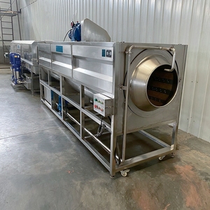 KLS Machine de nettoyage multifonctionnelle pour fruits et légumes-Nouveau modèle rotatif en spirale à <span class=keywords><strong>tambour</strong></span> Lavage efficace des carottes et des racines de pommes de terre - Product Image 4