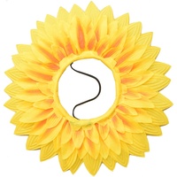 Chapeau de tournesol, costume de tournesol, accessoires de performance amusants pour les fêtes dansantes, les festivals, les jeux, les fournitures pour enfants, adolescents et adultes, jaune
