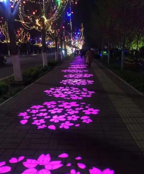Ip65 Interactive Projection Decorative Projector Lamp For Gardens Hotels And Wedding Events