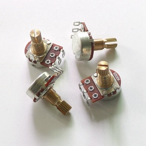 Cho rv16c 250k/500K 15mm Brass trục 7mm OD Mini <span class=keywords><strong>Guitar</strong></span> chậu trong một/B phong cách cho ST LP <span class=keywords><strong>Guitar</strong></span> Bass điều khiển âm lượng giai điệu - Product Image 6