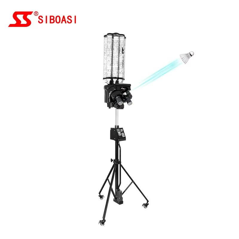 Equipamento avançado S4025A do treinamento do auto do badminton com controle do App para o realce da habilidade****^^^^ https://www.siboasi.com