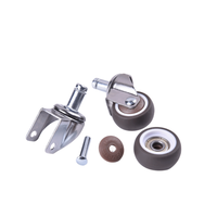 1 pouce 1.25 pouce 1.5 pouce 2 pouces support à fleurs en forme de L roue universelle côté angle droit roulette table et chaise roue de berceau