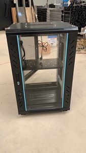 18u Mạng Rack mount máy chủ khung gầm giá tùy chỉnh-thực hiện 19 inch cửa kính cường lực cho Tủ mạng 1000 mét - Product Image 6