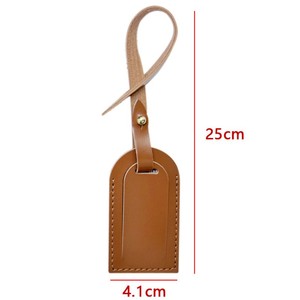 Etiquetas de Equipaje Personalizadas de Lujo, de Cuero Genuino, Resistentes, para Maletas, Bolsas de Viaje, Etiquetas de Identificación para Aeropuerto - Product Image 6