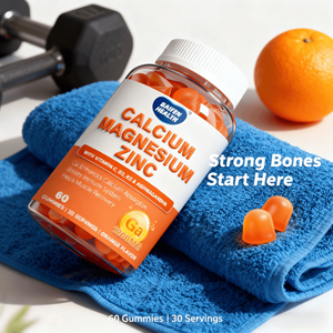 OEM Tablet kalsium <span class=keywords><strong>Magnesium</strong></span> Zinc Gummies untuk dewasa <span class=keywords><strong>Vitamin</strong></span> D <span class=keywords><strong>Calcium</strong></span> <span class=keywords><strong>Magnesium</strong></span> Zinc - Product Image 3