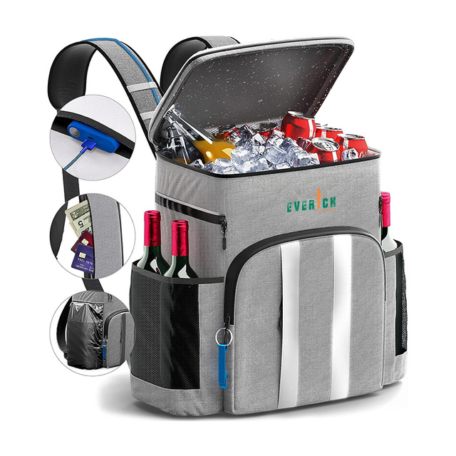 2025 Multi-functional 24 Hours Long Lasting Freshness Cooler Food Drink Storage Backpack Cooler for Outdoor Camping Fishing