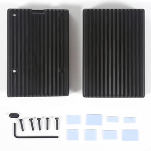 صندوق معدني مغطى بالكامل من مصنع التوت <span class=keywords><strong>Pi</strong></span> 5 الأصلي مع مروحة تبريد داخلية PWM لـ Rpi5 - Product Image 2