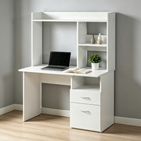 Nouvellement conçu combiné bureau en bois bureau à domicile étude à double usage avec étagère ordinateur bureau bureau