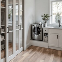 Meuble de buanderie Senger, vente directe usine, design européen moderne, étanche, personnalisé, pour machine à laver, idéal pour balcon