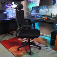 Haute qualité pivotant réglable Commercial tournant ordinateur tournant patron travail à domicile tissu ergonomique chaise de bureau luxe