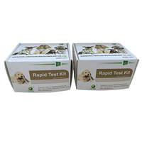 Un kit de test rapide pour animaux de compagnie anticorps FIV-antigène FeLV 2IN1 tests vétérinaires vétérinaires sérum sanguin Green Spring