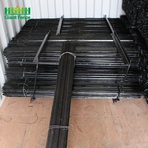 New Zealand <span class=keywords><strong>Black</strong></span> Painted Galvanized Farm Star Picket Y Shape Fence Post - Product Image 1