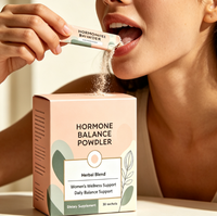 ODM OEM Complexe d'équilibre hormonal, mélange d'herbes en poudre, complément alimentaire, soutien au bien-être des femmes, utilisation quotidienne