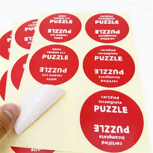 Wholesale Custom Image Adhesive Printing Round Label Stickers Self-adhesive Stickers