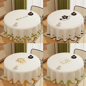 Nappe ronde imperméable et résistante à l'huile Nappe de table - Product Image 3