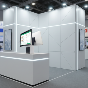 Pantalla Táctil Dual AI de 15.6 Pulgadas 16:9 con Interfaz VGA/USB, Retroiluminación LED 99% SRGB, Nueva, Blanca, para Uso Comercial - Product Image 1