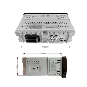 Autoradio simple DIN, lecteur <span class=keywords><strong>MP3</strong></span>, USB, Bluetooth, lecteur de carte SD, commande vocale, entrée auxiliaire, chargeur de voiture - Product Image 5