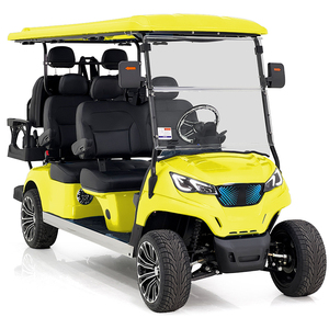 Carrito de Golf Personalizable de 6 Plazas, Motor de 5kw, Vehículo de Nueva Energía de Acero, 48v, Compatible con Club Car, Ecológico - Product Image 3