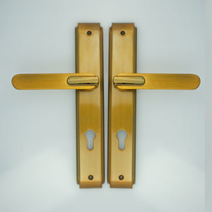 BBDHOME, superventas, puerta de madera para habitación de mercado de África, 275mm de longitud, placa de 2mm de espesor, manija de aluminio, manija de puerta de Panel de hierro - Product Image 3