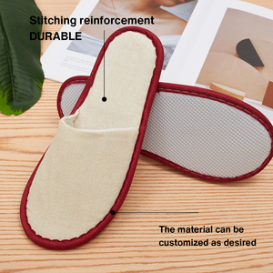 รองเท้าสลิปเปอร์โรงแรมแบบใช้แล้วทิ้ง พิมพ์โลโก้ได้ ขายส่งจากโรงงานโดยตรง ราคาถูก จำนวนมาก เหมาะสำหรับใช้ในโมเทล - Product Image 6