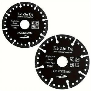 Ke Zhi De Metal Cutting Disc 100X20X5MM 115X22X5MM For Angle Iron Rebar Steel Pipe - Product Image 5