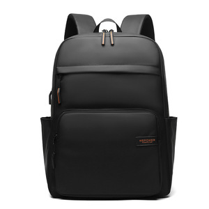 WePower Sac à dos pour homme grande capacité, sacoche étanche pour ordinateur portable, sac de voyage et de transport professionnel, couleur unie noir gris foncé - Product Image 4