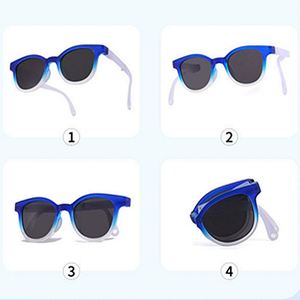Lunettes de soleil pour enfants à monture dégradée TR90, nouvelle mode 2025, UV400, pliables, polarisées - Product Image 6