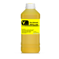Xcellent botol 1000ML kualitas tinggi tinta nonair ramah lingkungan cetak pada PVC stiker mobil untuk Epson S80680 seri printer
