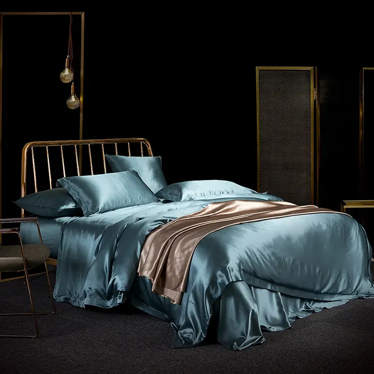 Luxury silk bedding set 100% pure silk bedding set