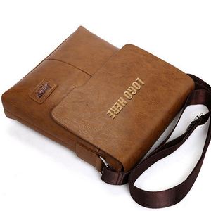 Portefeuille et sac à bandoulière pour homme en cuir PU de grande capacité, de haute qualité, de marque célèbre, avec logo personnalisé - Product Image 1
