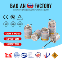 Alat Pemadam Kebakaran Aerosol Otomatis Baterai Lithium 100g, Fleksibel, Bahan Stainless Steel, untuk Gedung Perkantoran dan Pusat Perbelanjaan