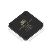 Microcontrolador MCU ATSAMD20J17A-AU, Encapsulado QFP64, Original, en Stock
