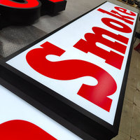 Letreros para Tiendas, Letreros Personalizados de Una Cara con Iluminación LED, Letreros Comerciales para Exteriores