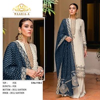 Robe de créateur indienne pakistanaise Salwar Kameez Bollywood la plus vendue tenue de fête costume de mariage costume pakistanais