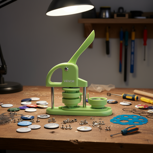 Machine à fabriquer des badges Vevor 58 mm, vert clair, manuelle, presse à badges ronde, outil de bricolage, usage domestique - Product Image 2