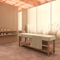 Ensemble de mobilier de salon de coiffure moderne et grand format, design d'intérieur 3D, mobilier de salon de beauté, éclairage LED professionnel de luxe, respectueux de l'environnement
