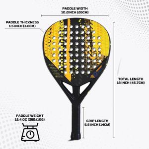 แร็กเก็ตมินิสำหรับเด็กไม้แพดเดอแพดเดอสำหรับเด็กรุ่นจูเนียร์ออกแบบได้เองพร้อมโลโก้แบรนด์ของคุณเอง - Product Image 4