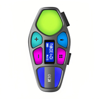 Casque de moto intelligent K30 avec écouteurs, commande vocale mains libres, autonomie de 20 heures, radio FM multifonctionnelle