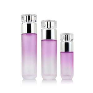 Emballage cosmétique <span class=keywords><strong>de</strong></span> luxe avec logo personnalisé, flacon en verre <span class=keywords><strong>de</strong></span> haute qualité <span class=keywords><strong>de</strong></span> 30g-120ml, bouchon diamant, bon <span class=keywords><strong>prix</strong></span>, forme carrée - Product Image 3