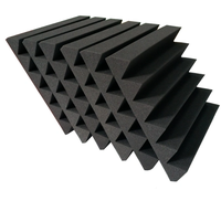Paneles Acústicos de Espuma de PU de Alta Densidad - Láminas de Esponja Absorbentes de Sonido Ignífugas para Reducción de Ruido en Paredes de Estudios y Cines en Casa