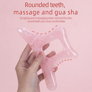 Alat Pijat Gua Sha Resin Ukuran Besar dengan Logo Kustom untuk Pengangkatan Selulit, Pengencangan Wajah, dan Pembentukan Tubuh - Product Image 3