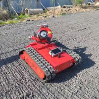 Robot mobile tout-terrain de lutte contre les incendies, moniteur d'incendie télécommandé, équipement de sauvetage incendie, matériau Q235, utilisation facile